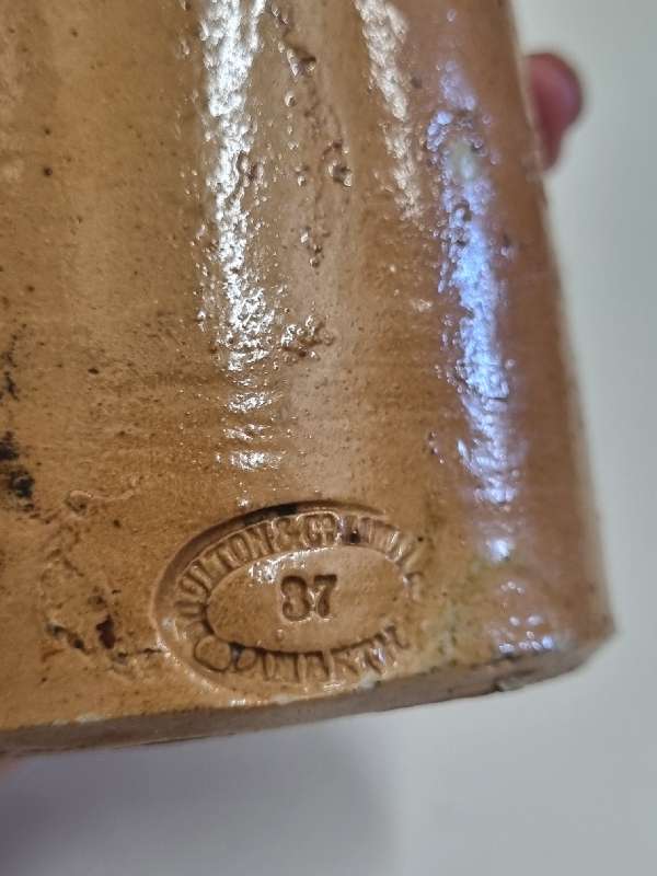 Stoneware Ink Bottle - Doulton & Co.  18cm tall