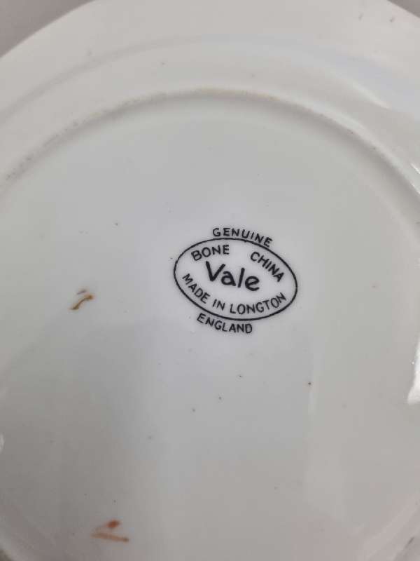 Vintage Vale Bone China Trio - Made in England
