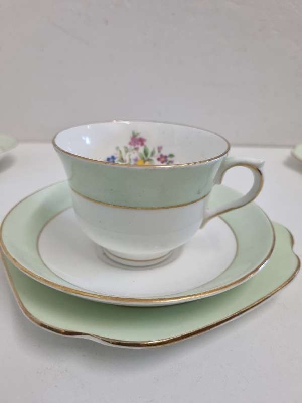 Vintage Vale Bone China Trio - Made in England
