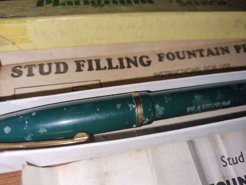 Vintage Platignum Senior Fountain Pen - Made in England - In original box