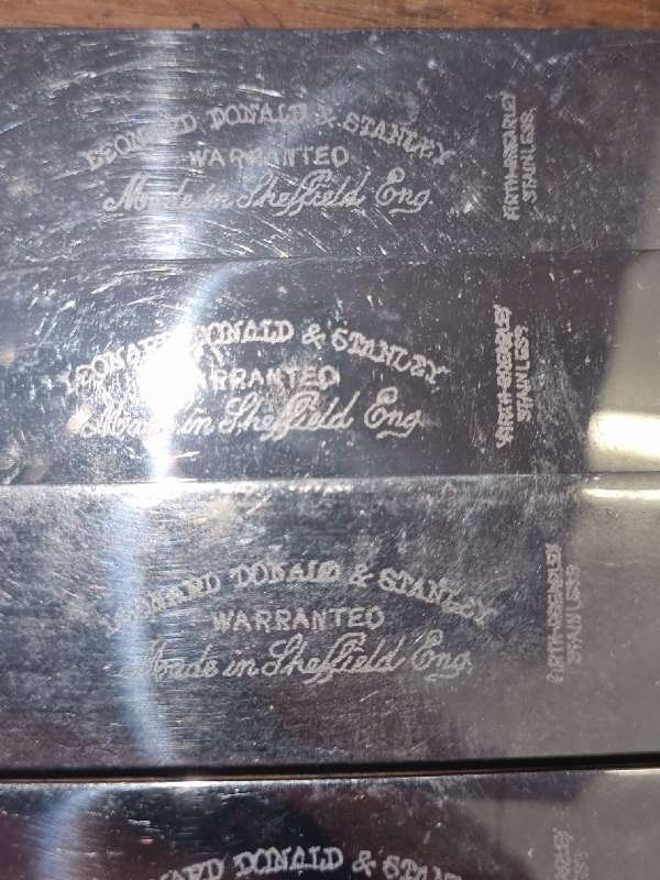 4 x Sheffield England Bone handle knives