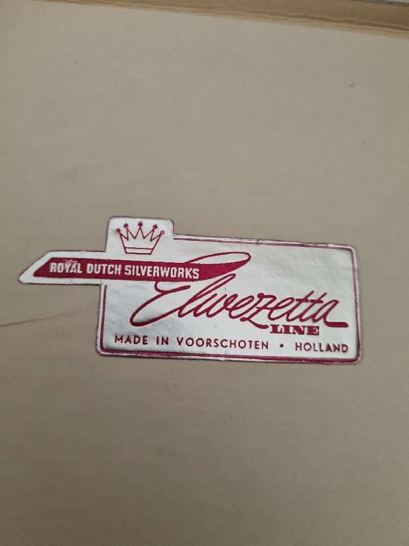 6 x Vintage Elwezetta Cake Forks - boxed