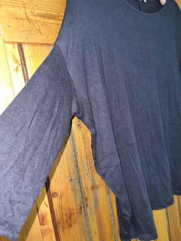 Navy Zara Oversized Top - Size M