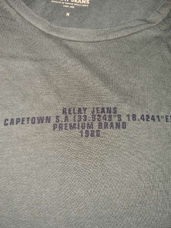 Relay Jeans T-Shirt - Size M - 100% cotton