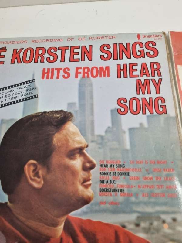 2 x Ge Korsten LPs / Vinyl Records