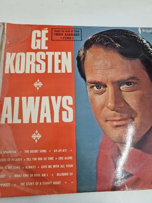 2 x Ge Korsten LPs / Vinyl Records