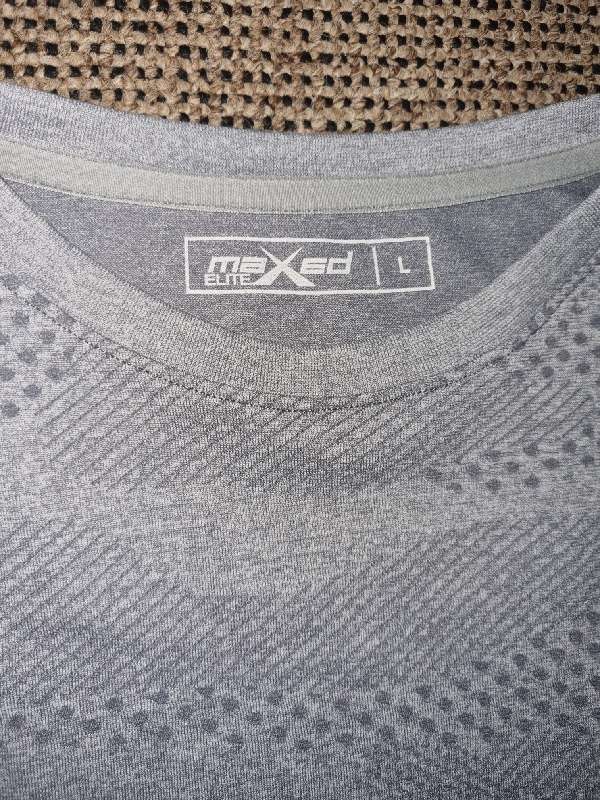 Grey Maxed Elite T-Shirt - Size L