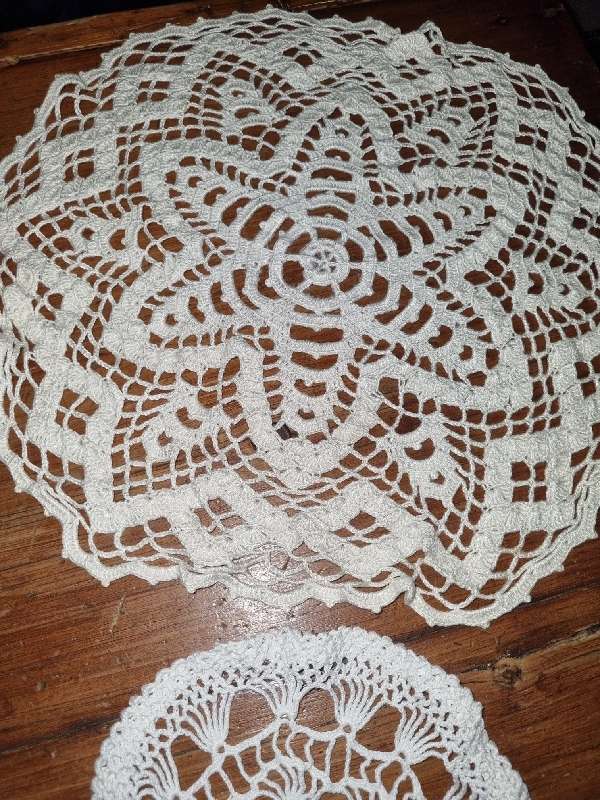 7 x Beautiful Crochet Doilies