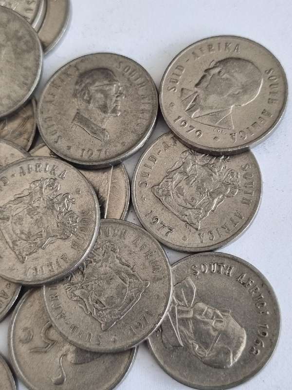 44 x 5c coins