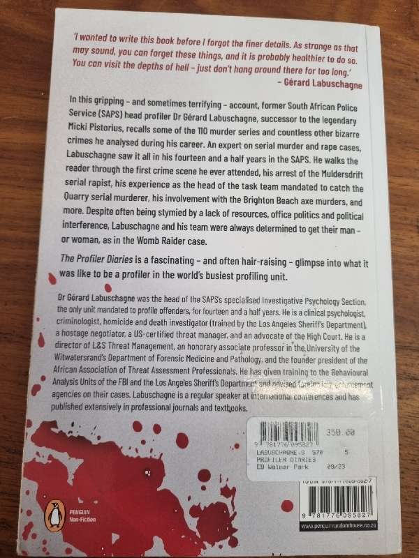 The Profiler Diaries - Gerard Labuschagne