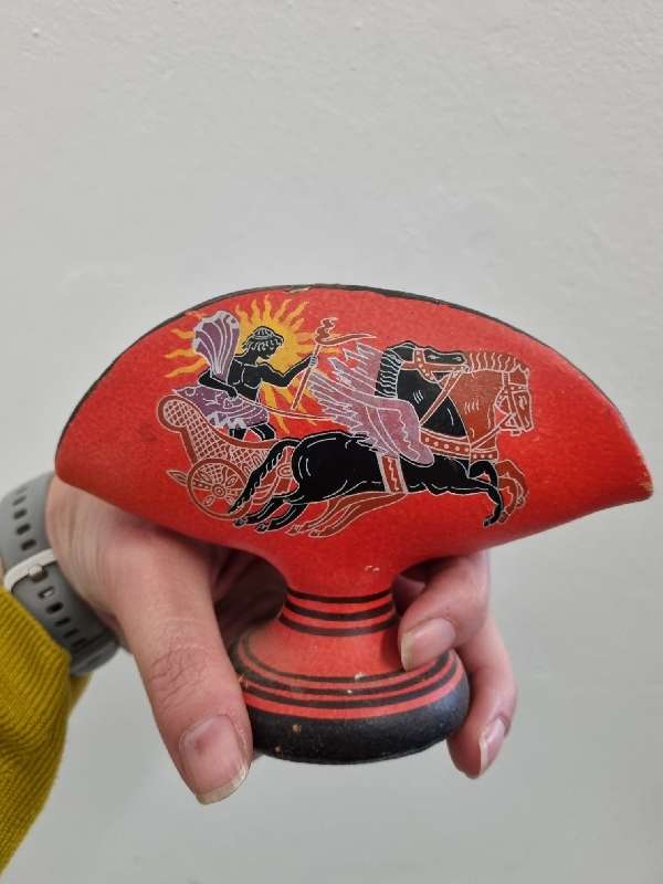 2 x Vintage Napkin Holders - Handmade in Greece - Phaethon: Son of Sun and Triumph of Achiles