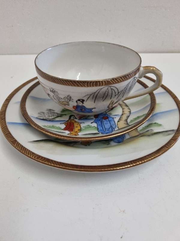 Royal Avon Trio - Fine Porcelain - Face edged in bottom of cup