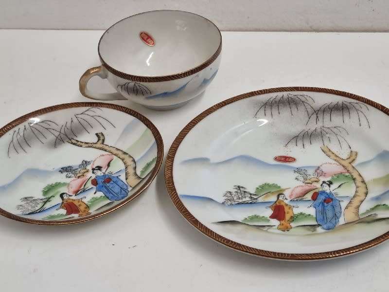 Royal Avon Trio - Fine Porcelain - Face edged in bottom of cup