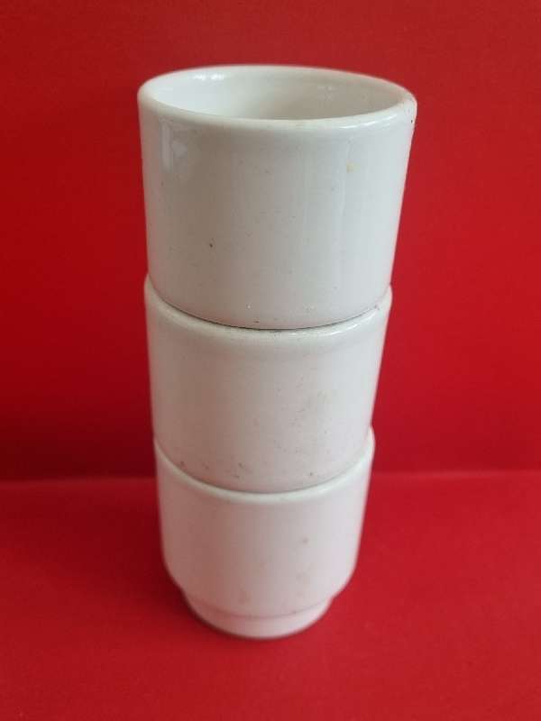 3 x Vintage Dudson Egg Cups - Stoke-On-Trent - England