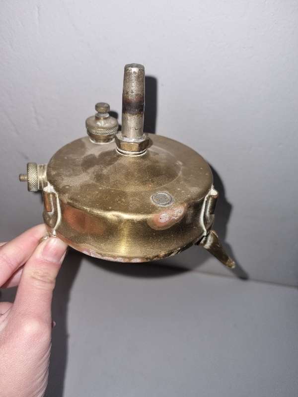 Optimus No. 96 brass stove - Made in Sweden - Missing parts - Selling as is for parts or restoration