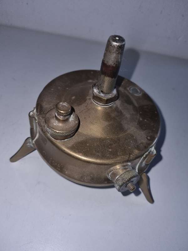 Optimus No. 96 brass stove - Made in Sweden - Missing parts - Selling as is for parts or restoration
