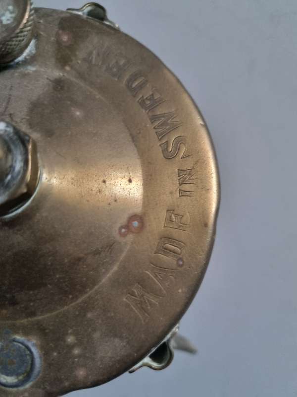 Optimus No. 96 brass stove - Made in Sweden - Missing parts - Selling as is for parts or restoration