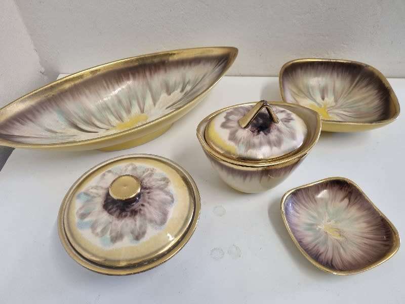 5 Piece Vintage Retro Dumler and Breiden Ceramic set - Just Beautiful!!