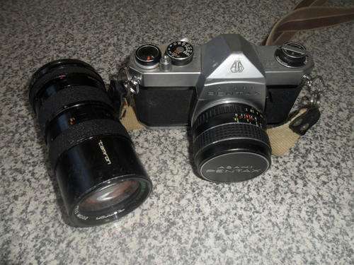 Pentax Asahi Camera with extra Tamron BBAR Multi C 52mm Lens - Zoom 1 : 3.5 f = 70 - 150mm