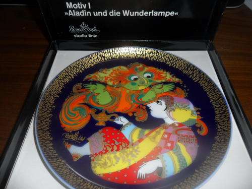 Aladin und die Wunderlampe - Motiv I - Sammel-Teller Rosenthal Plate - Boxed