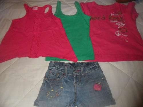 4 Piece Girl Clothes - Size 5 - 6 Years