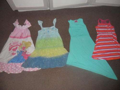 4 x Girls Dresses - Size 7 - 8