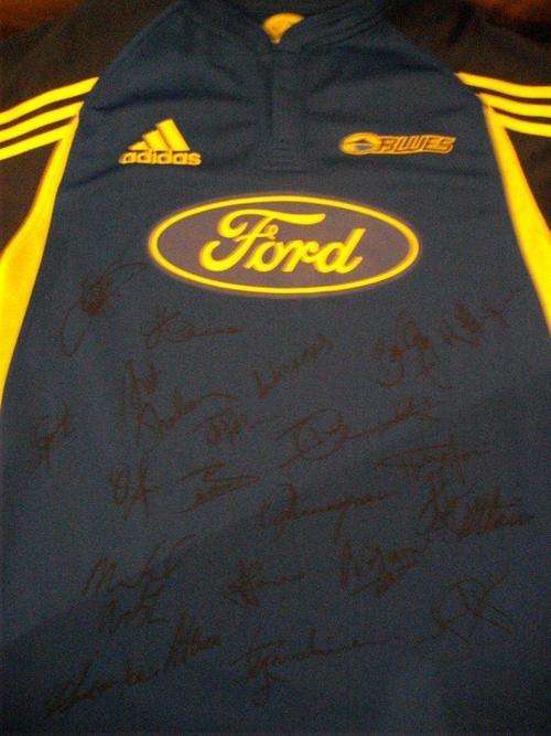 ** S14 SIGNED BLUES JERSEY ** 2006