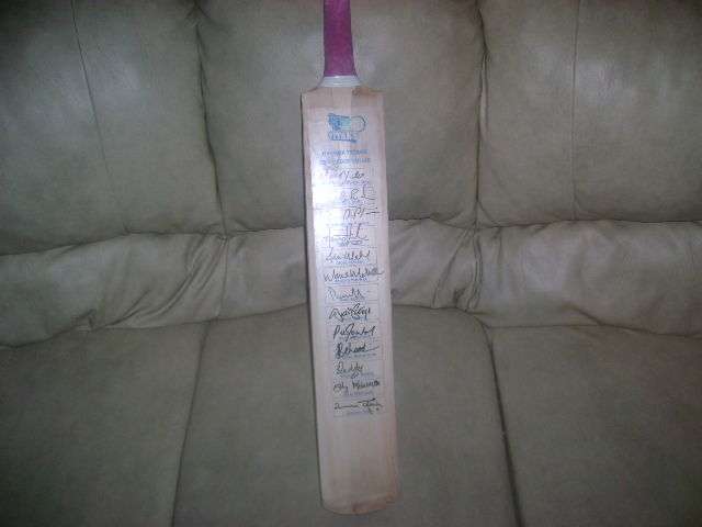 SIGNED TITANS 2007-08 BAT - STEYN - MORKEL -