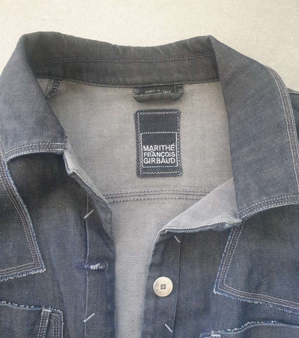 Gorgeous Italian MARITHÉ & FRANÇOIS GIRBAUD Jeans Jacket