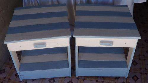 A Beautiful matching pair of Cottage Style Pallet tables with drawers! bid/table