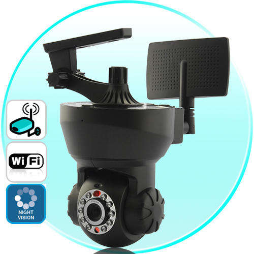Nightvision IP Camera with Remote Angle Control and WiFi (IR Cut-Off Filter, Motion Detection)-I218