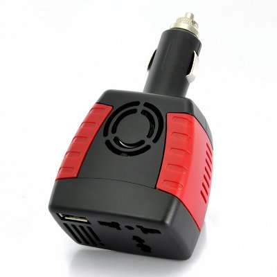 Electromann - 150W Car Power Inverter (12V DC to 220V AC + 5V USB Port)