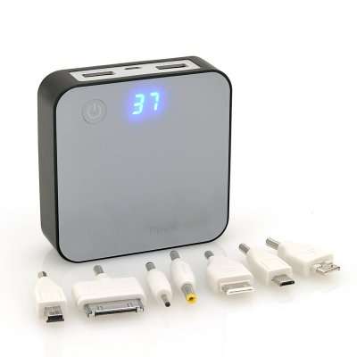 Solar Power Bank - 7800mAh, 7 Adapter Tips - G581