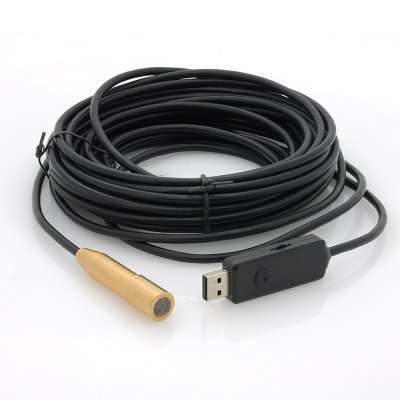 Endoscope Inspection Camera - 14mm Lens, 0.3MP, 10 Meters Long, USB
