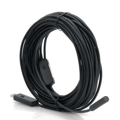 USB Inspection Camera - 15 Meter Cable, 4 LEDs, Waterproof - K248