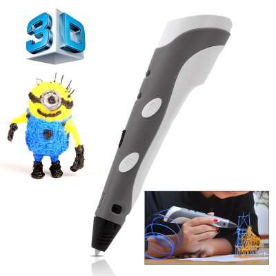 3D Stereoscopic Printing Pen - For 3D Drawing + Arts + Crafts Printing - G672
