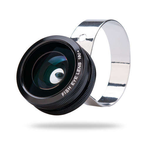 3 In 1 Camera Lens Kit - 180 Degree Fisheye Lens, 0.67x Wide Angle Lens, Macro Lens For Mobile Phone