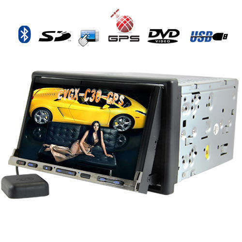 Flux Capacitor 7 Inch Dual Zone Car DVD System (GPS)