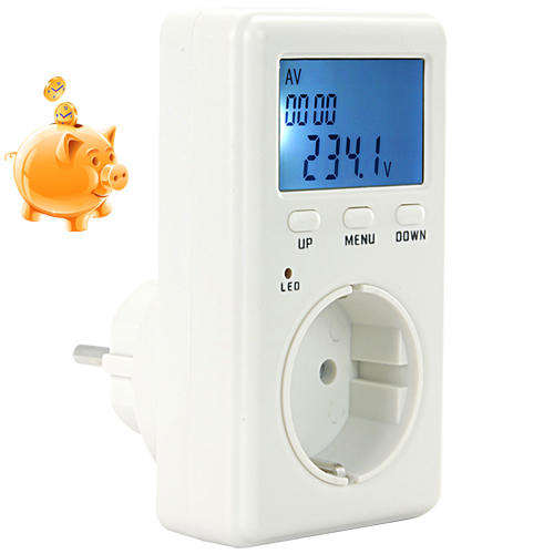 Usage Monitor and Power Outlet Analyzer for Saving Energy (EU)
