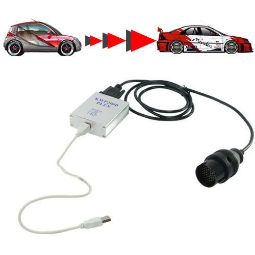 KWP2000 Plus ECU Flashing Cable for BMW, VW, Mercedes, Ford - A17