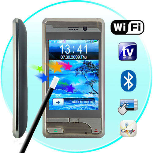 Voyager - Quad Band Touchscreen Dual-SIM WiFi Media Cellphone