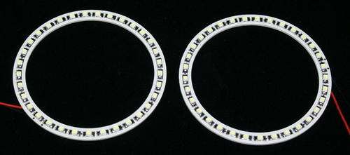 90mm Car Angel Eyes light 24 SMD LED Ring - Cool White