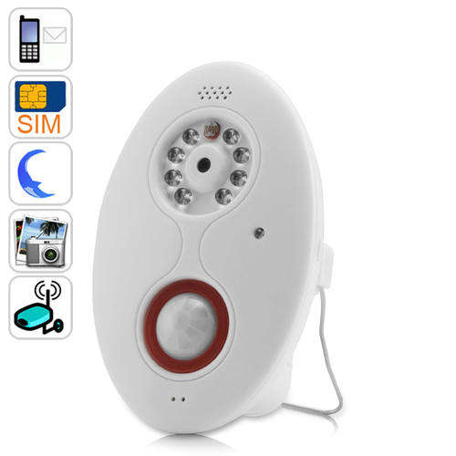 GSM Remote Security Camera with Nightvision + Motion Detection - DC14