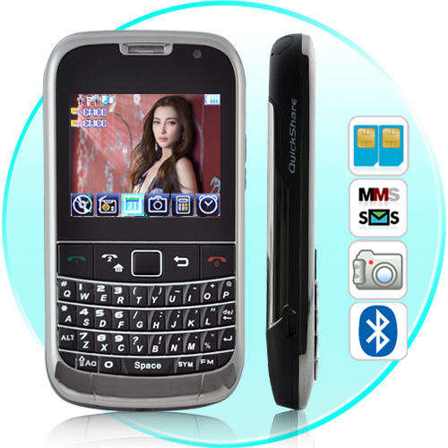 ******REDUCED TO CLEAR******* Aspire - Quad Band Dual-SIM Cell phone with QWERTY Keyboard - M143