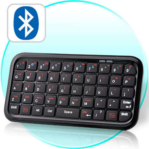 Mini Bluetooth Keyboard for Smartphones, iPad, iPhone, PS3, More - A66