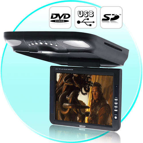 Roof Mount Car DVD Player with 10.4 Inch LCD Screen - C70