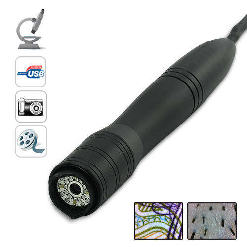 2.0MP High Definition USB Digital Microscope (200x, 4 LEDs) - K135