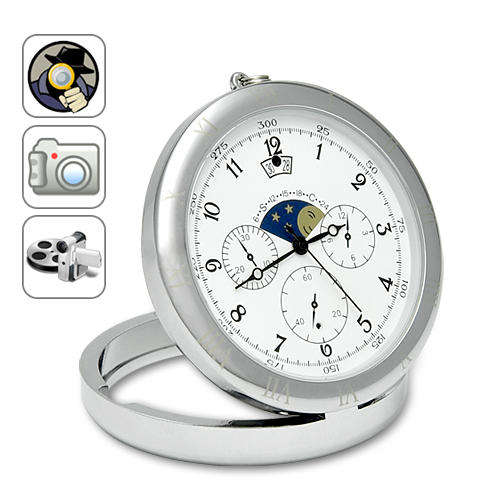 Spy Pocket Watch with 4GB Memory (Sherlock Holmes Edition) - I88