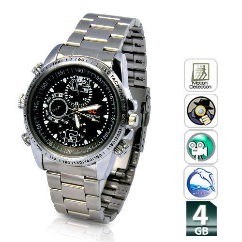 Kremlin Spy Camera Watch - Motion Detection, Waterproof, 30FPS AVI Video - I87