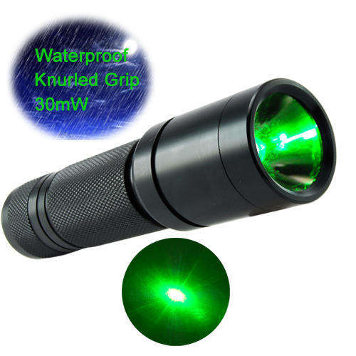 Waterproof 30mW Green Laser Pointer (Commando Edition)